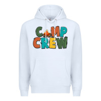 White camp crew Premium Hoodie - CowGirlArtShop