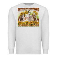 Oatmeal Heather goats Premium Sweatshirt - TumblerDesignByShophia