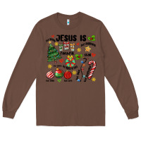 Chestnut religious christmas Long Sleeve Tee - MaliasSmallBusiness