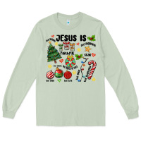 Matcha religious christmas Long Sleeve Tee - MaliasSmallBusiness