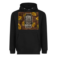 Black we let the liquor talk with sunflowers Heavyweight Hoodie - TumblerDesignByShophia