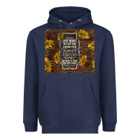 Navy we let the liquor talk with sunflowers Heavyweight Hoodie - TumblerDesignByShophia