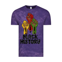Cloud Purple black history malia Vintage Tee - MaliasSmallBusiness
