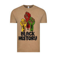 Vintage Coffee black history malia Vintage Tee - MaliasSmallBusiness