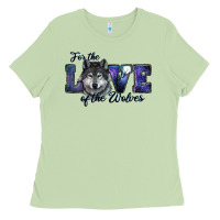 Matcha For The Love Of The Wolves Ladies Tee - RanaPortraitStore