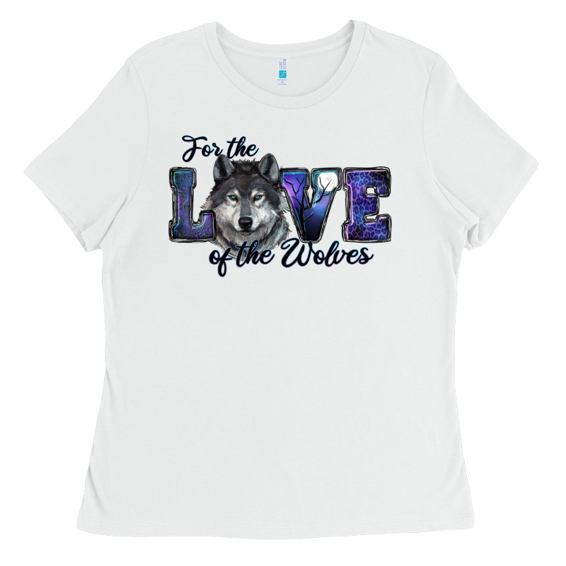 For The Love Of The Wolves Ladies Tee by RanaPortraitStore | Teevron