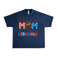 Navy just a normal mom trying not to raise liberals Urban Heavy Tee - MaliasSmallBusiness