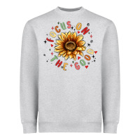 Heather Grey focus on the good Heavyweight Sweatshirt - MaliasSmallBusiness