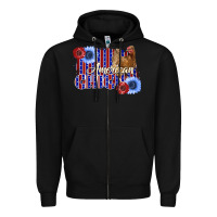 Black American Chicken Zipper Hoodie - Bettercallsaul