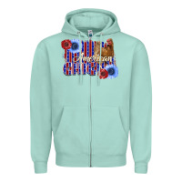 Seafoam American Chicken Zipper Hoodie - Bettercallsaul