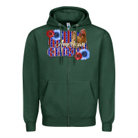 Sports Green American Chicken Zipper Hoodie - Bettercallsaul
