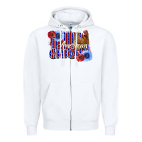 White American Chicken Zipper Hoodie - Bettercallsaul