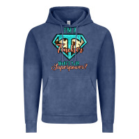 Vintage Denim i'm a teacher what's your superpower cowhide Vintage Hoodie - Jasminsmagicworld