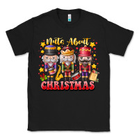 Black Nuts About Christmas Classic Tee - CowhideDigitalArt