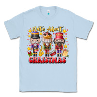 Dusty Blue Nuts About Christmas Classic Tee - CowhideDigitalArt
