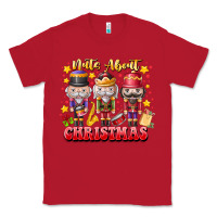 Red Nuts About Christmas Classic Tee - CowhideDigitalArt