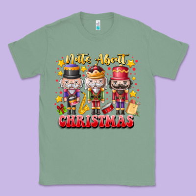 Nuts About Christmas Classic Tee Designed By Cowhidedigitalart