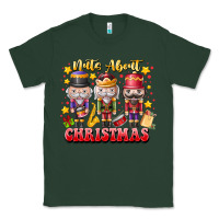 Sports Green Nuts About Christmas Classic Tee - CowhideDigitalArt
