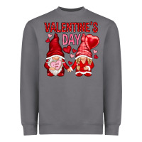 Storm valentines day with gnomies Heavyweight Sweatshirt - NancyCooperArtShop