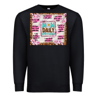 Black mom daily affirmation Premium Sweatshirt - TumblerDesignByShophia
