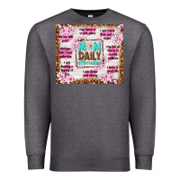 Charcoal Heather mom daily affirmation Premium Sweatshirt - TumblerDesignByShophia