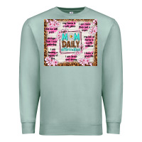 Seafoam mom daily affirmation Premium Sweatshirt - TumblerDesignByShophia
