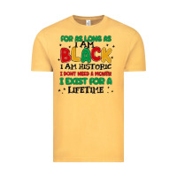 Vintage Mustard black  lifetime Vintage Tee - MaliasSmallBusiness