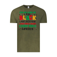 Vintage Olive black  lifetime Vintage Tee - MaliasSmallBusiness
