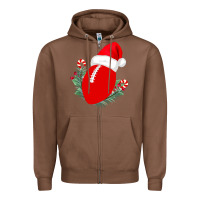 Chestnut Christmas Football Zipper Hoodie - Bettercallsaul