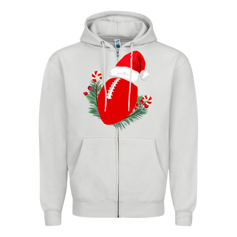 Christmas Football Zipper Hoodie by Bettercallsaul | Teevron