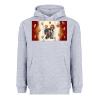 Heather Grey cartoon wizards Heavyweight Hoodie - TumblerDesignByShophia