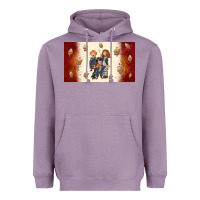 Lavender cartoon wizards Heavyweight Hoodie - TumblerDesignByShophia