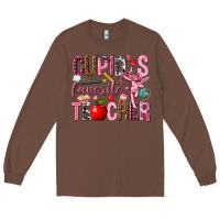 Chestnut cupids favorite teacher Long Sleeve Tee - NancyCooperArtShop