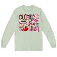 Matcha cupids favorite teacher Long Sleeve Tee - NancyCooperArtShop