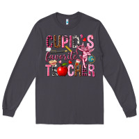 Smoke cupids favorite teacher Long Sleeve Tee - NancyCooperArtShop