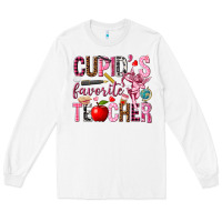 White cupids favorite teacher Long Sleeve Tee - NancyCooperArtShop