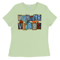 Matcha winter vibes Ladies Tee - FaDigitalArtStudio