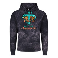 Cloud Black i'm a teacher what's your superpower leopard Vintage Hoodie - Jasminsmagicworld