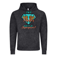 Vintage Black i'm a teacher what's your superpower leopard Vintage Hoodie - Jasminsmagicworld