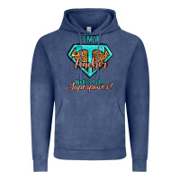 Vintage Denim i'm a teacher what's your superpower leopard Vintage Hoodie - Jasminsmagicworld
