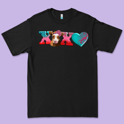 Xoxo Guarnsey Cow Premium Tee Designed By Adodesignshop