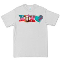 Dove Grey xoxo guarnsey cow Premium Tee - AdoDesignShop