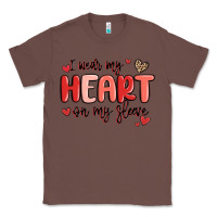 Chestnut i wear my heart on my sleeve Classic Tee - MaliasSmallBusiness