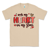 Mushroom i wear my heart on my sleeve Classic Tee - MaliasSmallBusiness