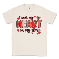 Natural i wear my heart on my sleeve Classic Tee - MaliasSmallBusiness