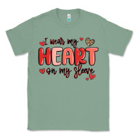Sage i wear my heart on my sleeve Classic Tee - MaliasSmallBusiness