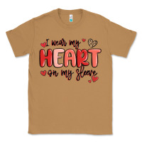 Toasted Coconut i wear my heart on my sleeve Classic Tee - MaliasSmallBusiness