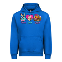 Cobalt Peace Love Easter Urban Hoodie - BundleAndBundleShop
