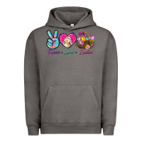 Pigment Tornado Peace Love Easter Urban Hoodie - BundleAndBundleShop