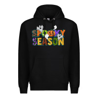 Black spooky season Premium Hoodie - CowGirlArtShop